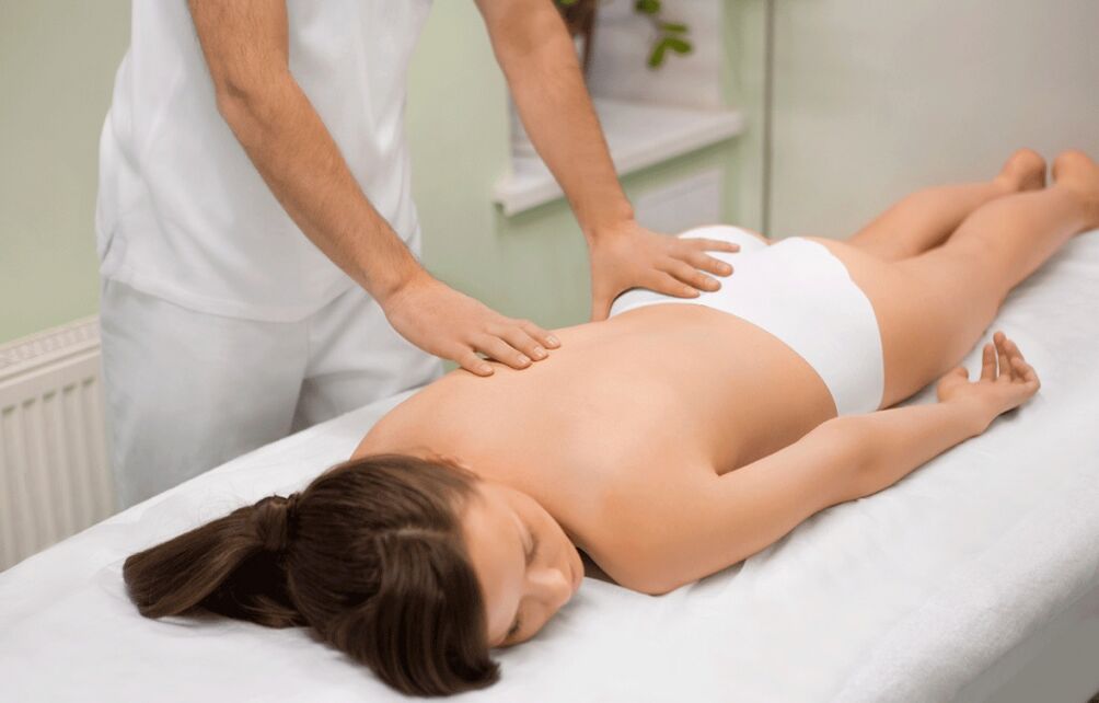 Massage voor de behandeling van thoracale osteochondrose